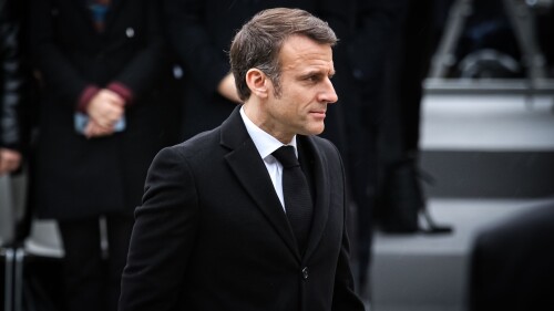 The French president’s beau geste Thursday at Stade de France may be an attempt to restore a measure of credibility after having gone in zigzag too often.