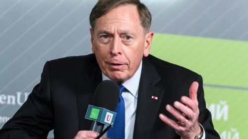 Former CIA Director and retired General David H. Petraeus in 2023.