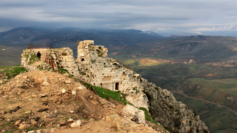 A file photo of the ruins of Beaufort Castle in Lebanon, with its panoramic views.