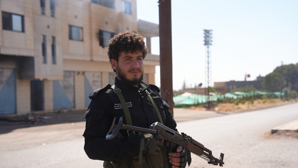 The Syrian army deployed tanks and troops in the Druze city of Al-Suwayda’ (Sweida); July 15, 2025.