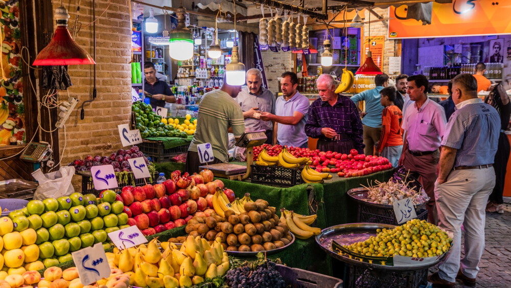 The Naqib market in Sulaymani, Iraqi Kurdistan Region.