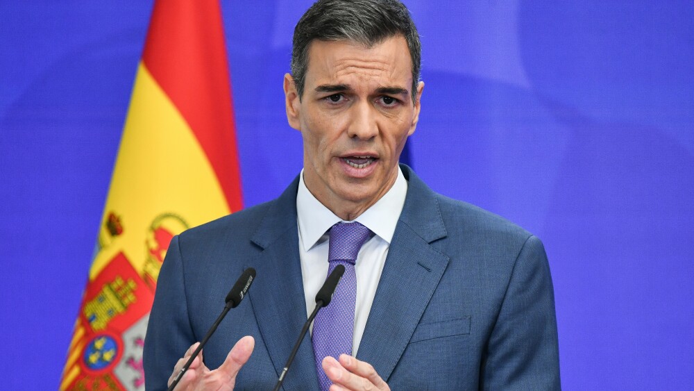 Spanish Prime Minister Pedro Sánchez in July 2025 in Madrid.