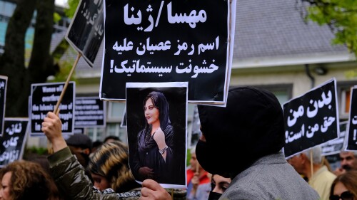Protests against the Iranian regime began after the 2022 death of Masha Amini.