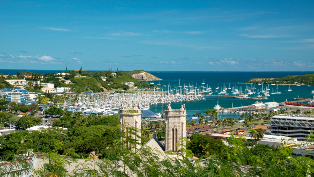 A view of Nouméa, New Caledonia.
