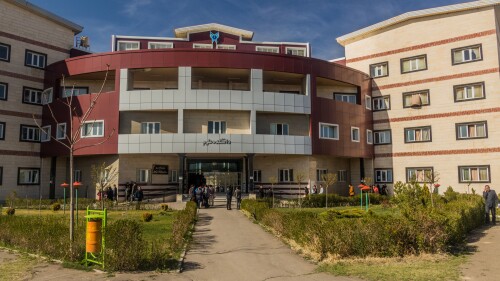 A building that is part of Islamic Azad University in Ardabil, Iran.