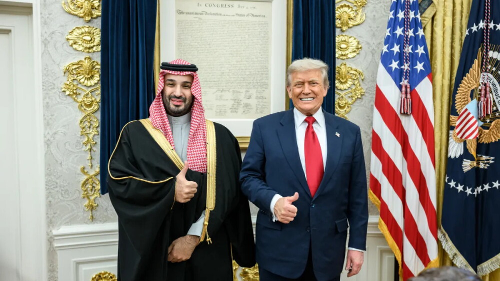 Over the course of the years since the Hamas October 7 attacks, which actively sought to derail normalization, Saudi Arabia has arrived at a strategic assessment of the regional order that treats both Iran and Israel as equally revisionist actors whose conflict dynamics destabilize the Gulf at the expense of states that sought no part in their conflict. Photo: President Donald Trump and Saudi Crown Prince and Prime Minister Mohammed bin Salman meet at the White House on November 18, 2025.