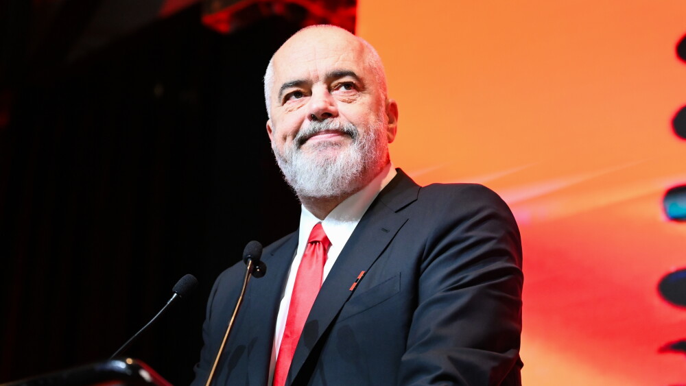 Albanian Prime Minister Edi Rama.