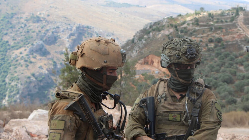 Two IDF company commanders at Beaufort Castle, southern Lebanon, July 12, 2026.
