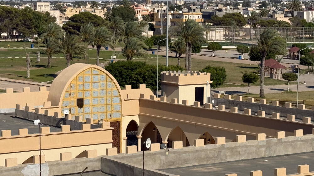 Sirte, Libya is located along the central Mediterranean coast.