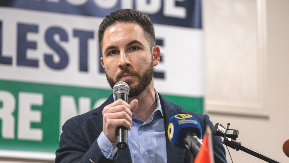 When a local pastor condemned officials for naming a busy intersection after Hezbollah-supporter Osama Siblani in September 2025, Dearborn Mayor Abdullah Hammoud (above in 2024) called the pastor “an Islamophobe,” declaring: “I want you to know as mayor, you are not welcome here. And the day you move out of the city will be the day that I launch a parade celebrating the fact that you moved out of the city because you are not somebody who believes in coexistence.”
