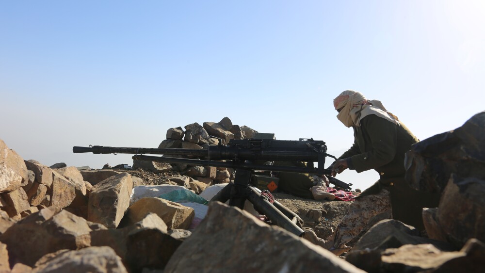 A Yemeni soldier in the fight against Houthi rebels.