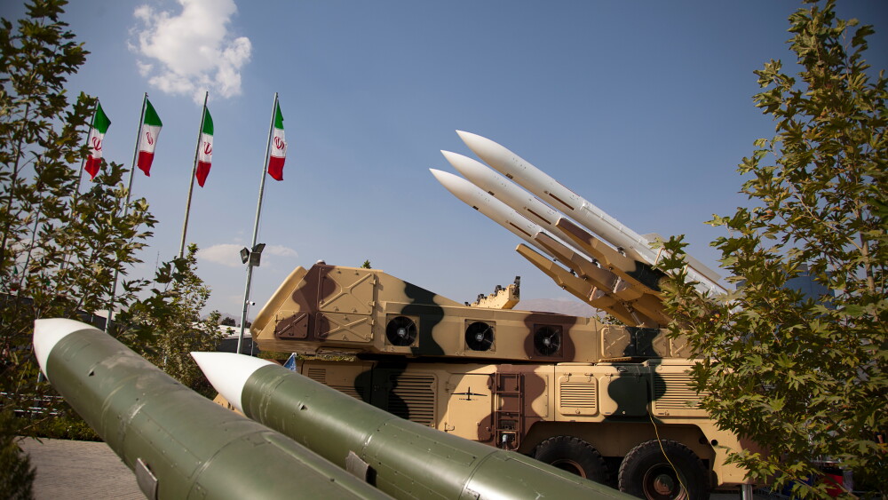A sampling of offensive missiles of the Islamic Republic’s armed forces at the military museum in Tehran.