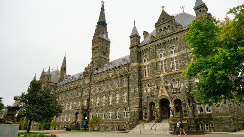 Healy Hall at Georgetown University in Washington, D.C.