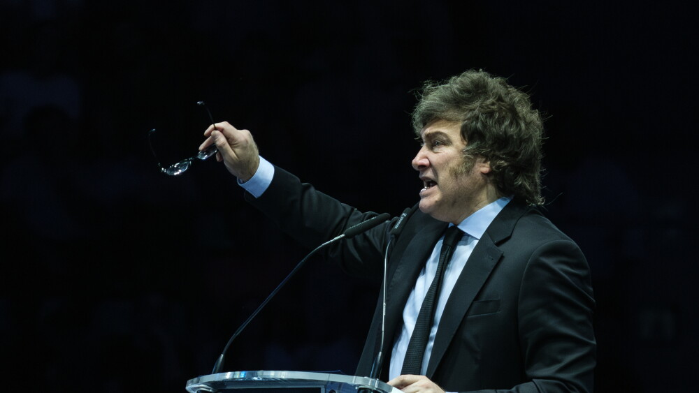 Argentinian President Javier Milei in June 2025.