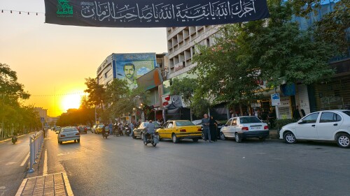 A street in Mashhad, Iran, in August 2025. The rial's staggering depreciation has impoverished tens of millions of Iranians and all but wiped out the middle class.