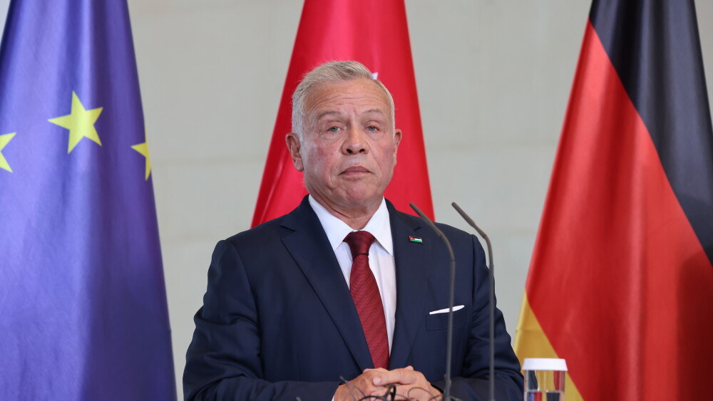 Jordanian Interior Minister Mazen Al-Faraya swiftly categorized the fatal shooting as an extremist terrorist attack, while King Abdullah II (above in 2025) vowed the harshest penalties for those responsible.