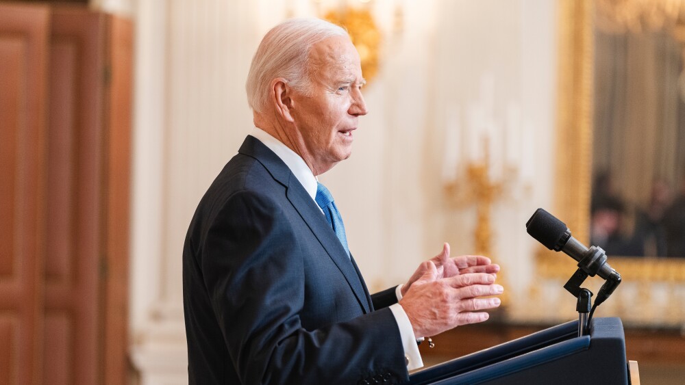 President Joe Biden is shown in a February 2024 file photo.