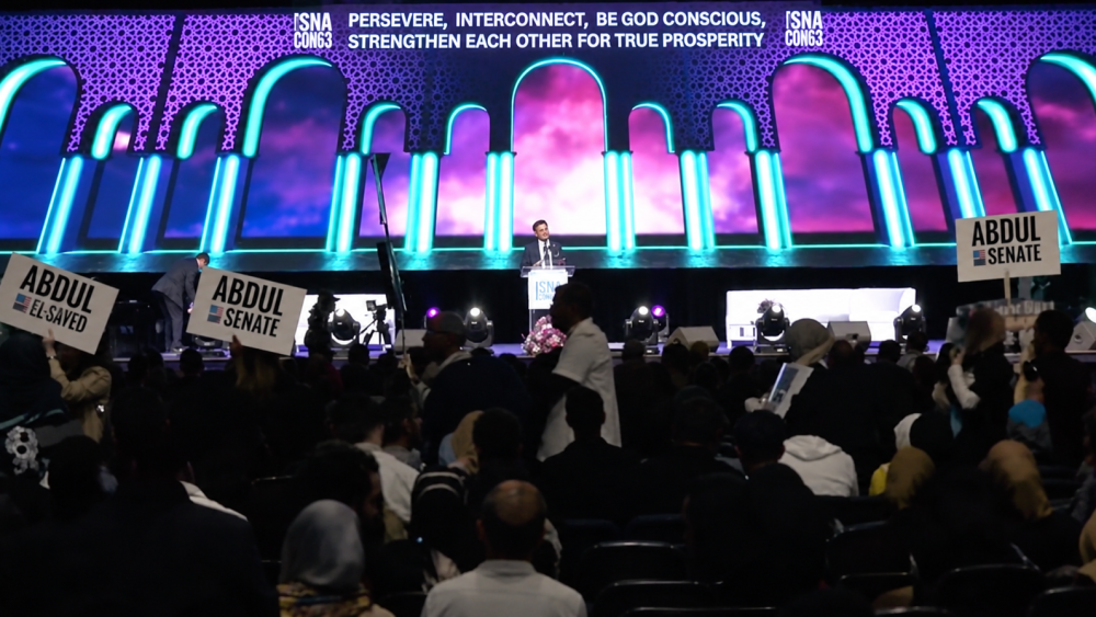Campaigning for El-Sayed at the Islamic Society of North America Convention, September 5, 2026