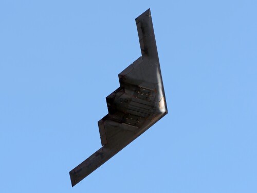 Eventually, Iran will surrender its program or targeted bombing will end the regime. Either way, Iran will lose its nuclear capability. A U.S. Air Force B-2 bomber, the type that struck Iranian nuclear targets on June 22, 2025.