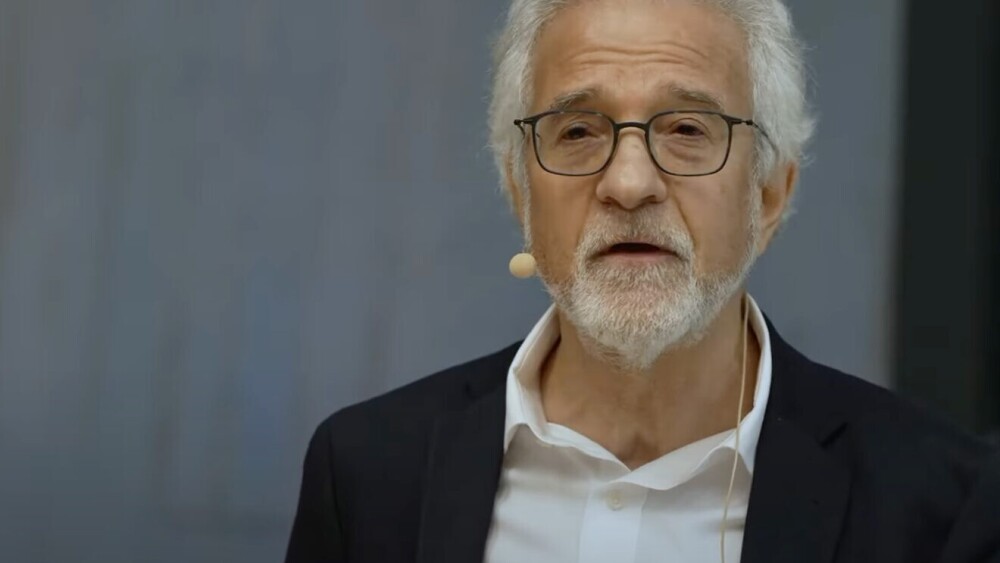 Omer Bartov, seen at the Frankfurt University of Applied Sciences in Germany, called Israel’s ongoing Gaza military campaign a “genocide operation” during a recent Geogetown University podcast.