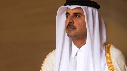 The Emir of the State of Qatar, Sheikh Tamim bin Hamad Al Thani.