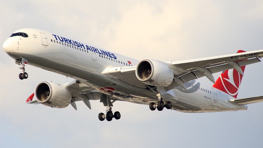 A Turkish Airlines airbus.
