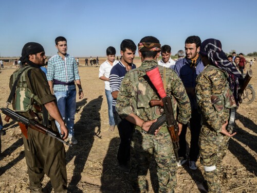 Kurdish forces in Syria.