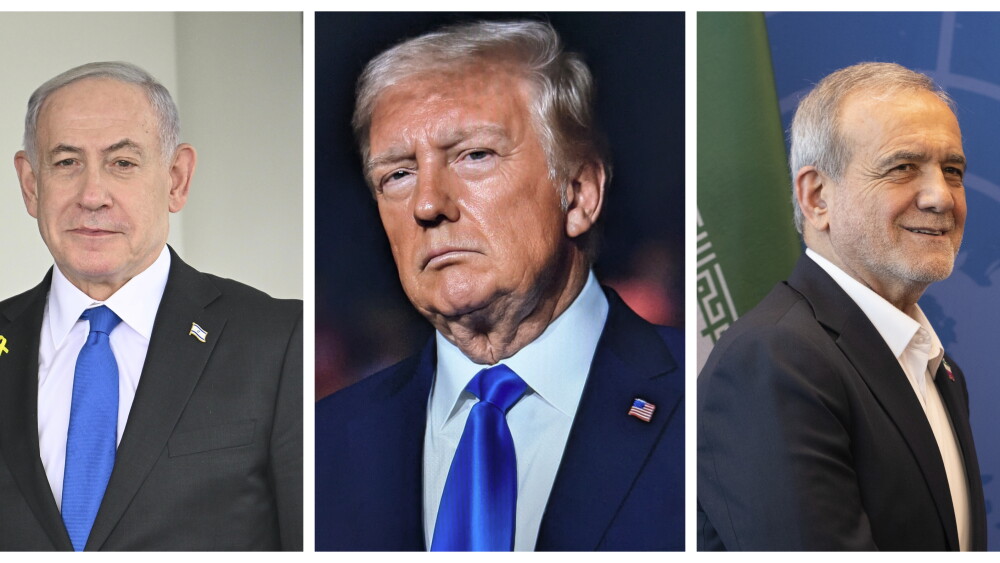 Israel is not a signatory. Israel asked to see the text and was refused. As the deal came together, the president of the United States told all sides to “stand down,” and was, by every account, blunter than that in private with Israeli Prime Minister Benjamin Netanyahu, an open rupture between the two governments on display. Image: Netanyahu, Trump, Iranian President Masoud Pezeshkian with the signed MOU.