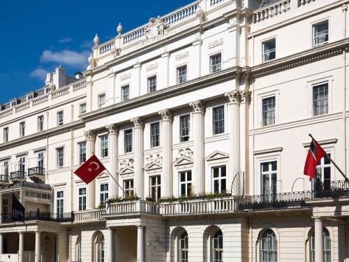 The Turkish Embassy in London was the scene of a knife attack in February. Judge Adam Hiddleston allowed the assailant, Moussa Kadri, to go unpunished after the Crown Prosecution Service declined to file “religiously aggravated” charges. Kadri had expressed outrage that his victim was burning a Qur’an.