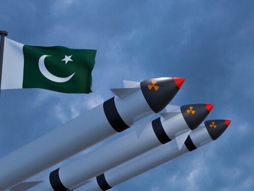 Pakistan is one of nine states that possess nuclear weapons.
