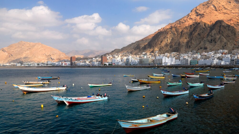 The port city of Mukalla is located in southeastern Yemen on the Gulf of Aden.