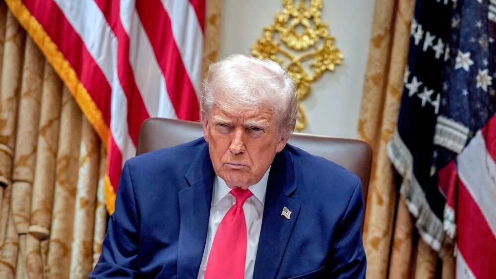 President Donald Trump at the White House in December 2025.