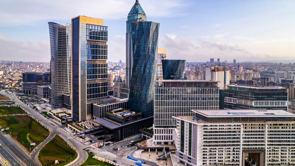 The Istanbul Financial Center in Turkey.