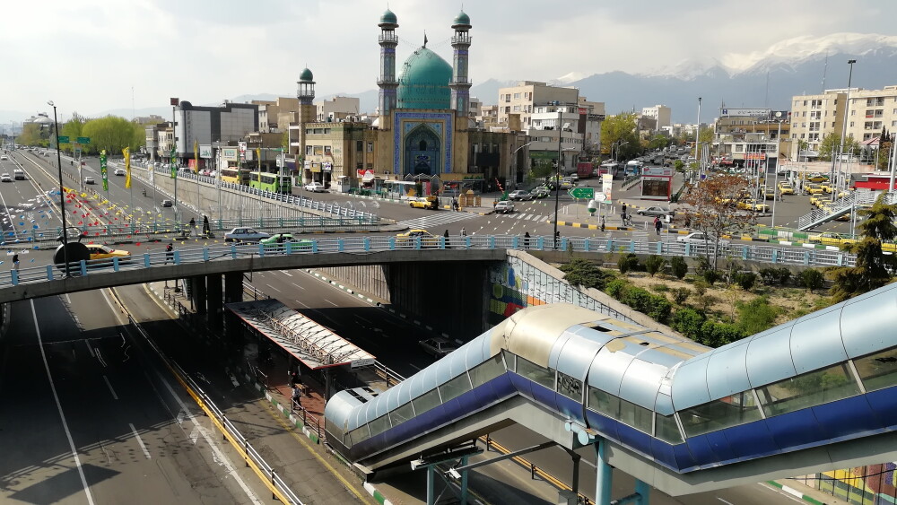 An interior view of Tehran's streets and squares in a file photo.