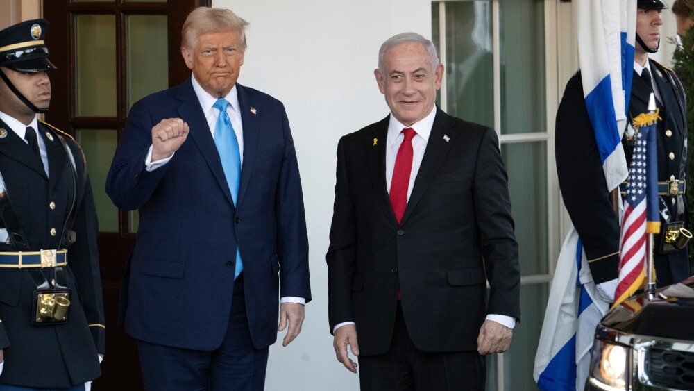 President Donald Trump and Israeli Prime Minister Benjamin Netanyahu in Washington, D.C., in February 2025.