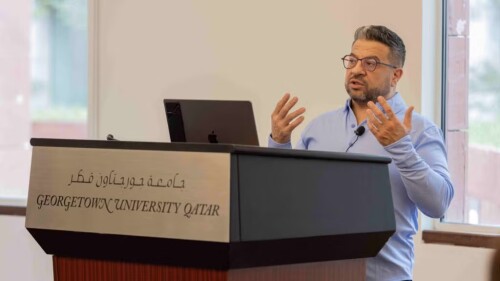 Sitting atop of GMU's Islamism-heavy curriculum is Bassam Haddad, a graduate (M.A., 1994, Ph.D., 2002) from John Esposito's Middle East studies empire at Georgetown University.
