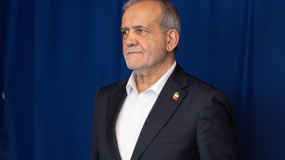 Iranian President Masoud Pezeshkian in September 2025.