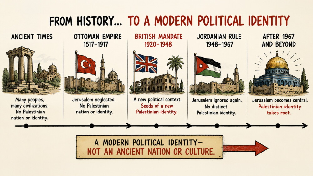 Historians might not agree on the precise date of the new Palestinian identity and its concomitant culture, but no serious scholar claims it to be much more than a century old.